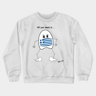 Mr. LOL's adventures (Greece) Crewneck Sweatshirt